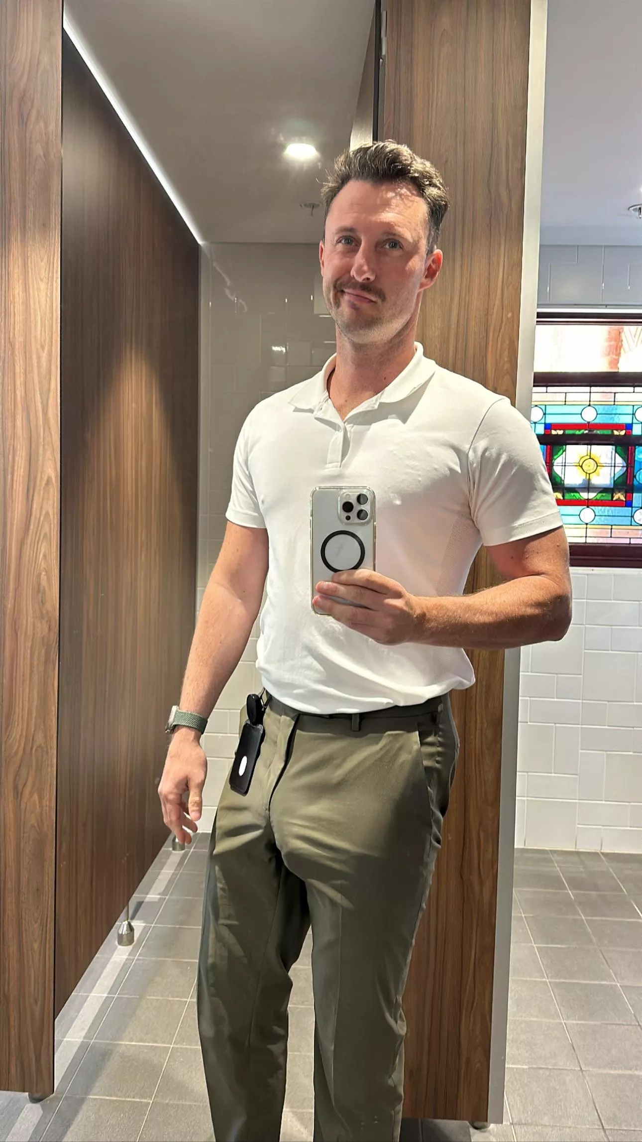 What are you doing when I walk into a meeting like this?