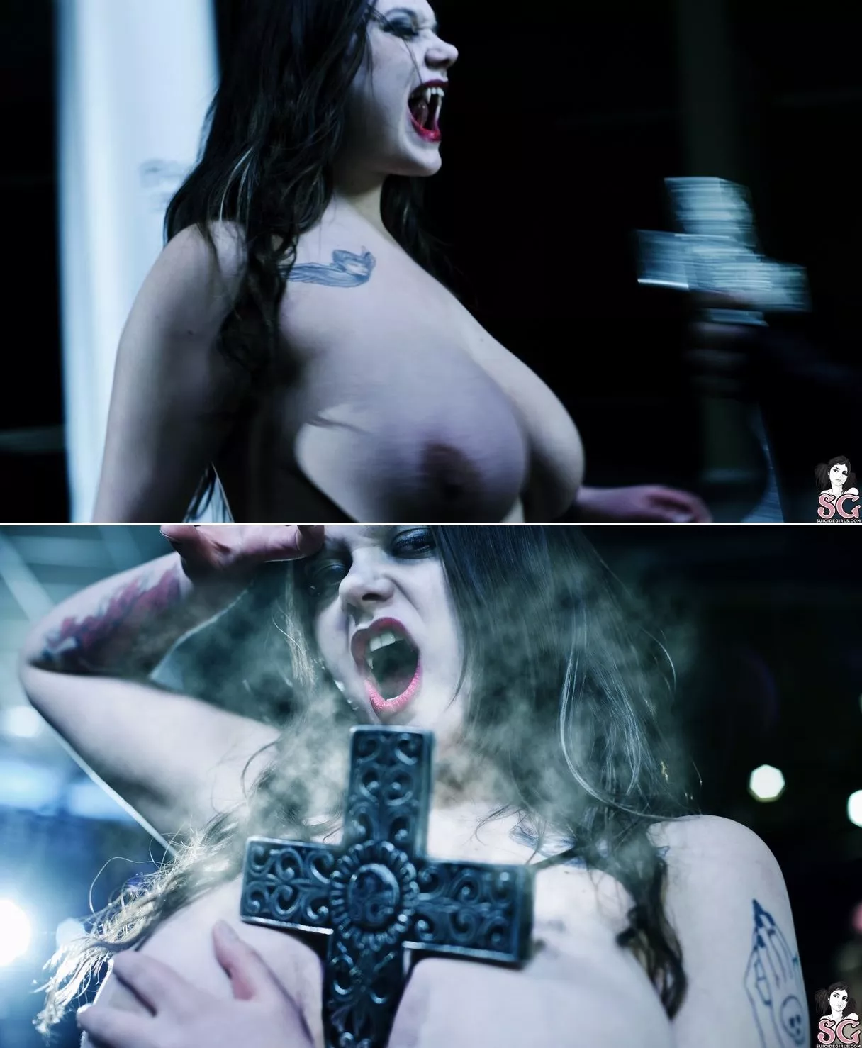 Would you survive this vampire attack? 🗡️ Model: Clio