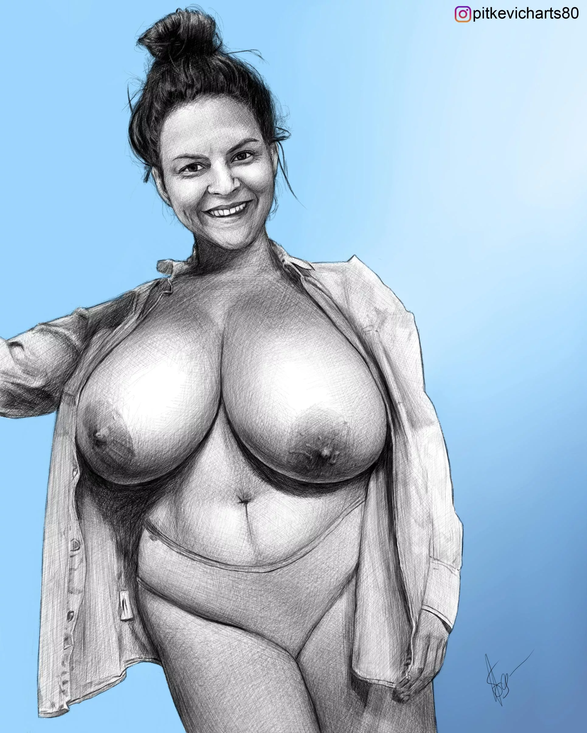 Another art for Av model Alaura Grey, by Me