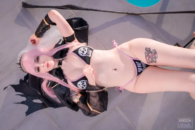 Calliope Mori bikini from Hololive EN by Kerocchi