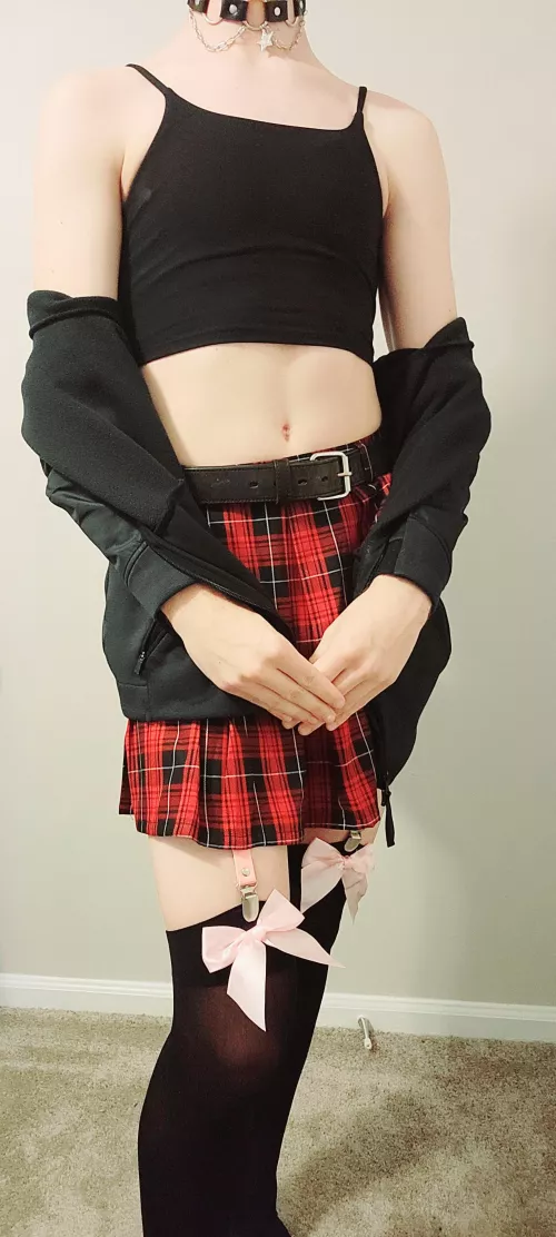 Feeling cute today, I love my skirt