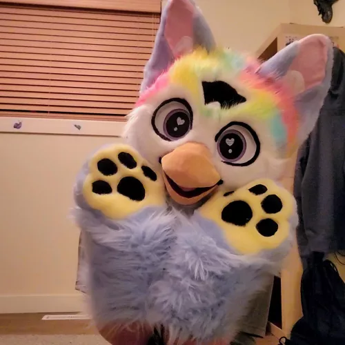 Furby fursuit!