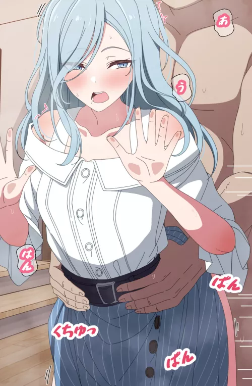 GF looked too good after getting ready to go out.