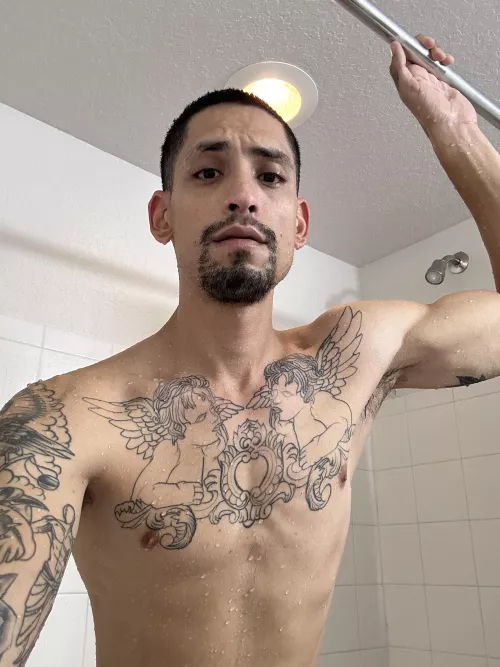 Hey can you pass me that body wash man