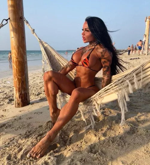 I think I got the fakest tits out of everyone on the beach