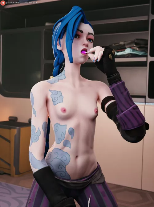 Jinx likes lollipops (Darkbahamuth)