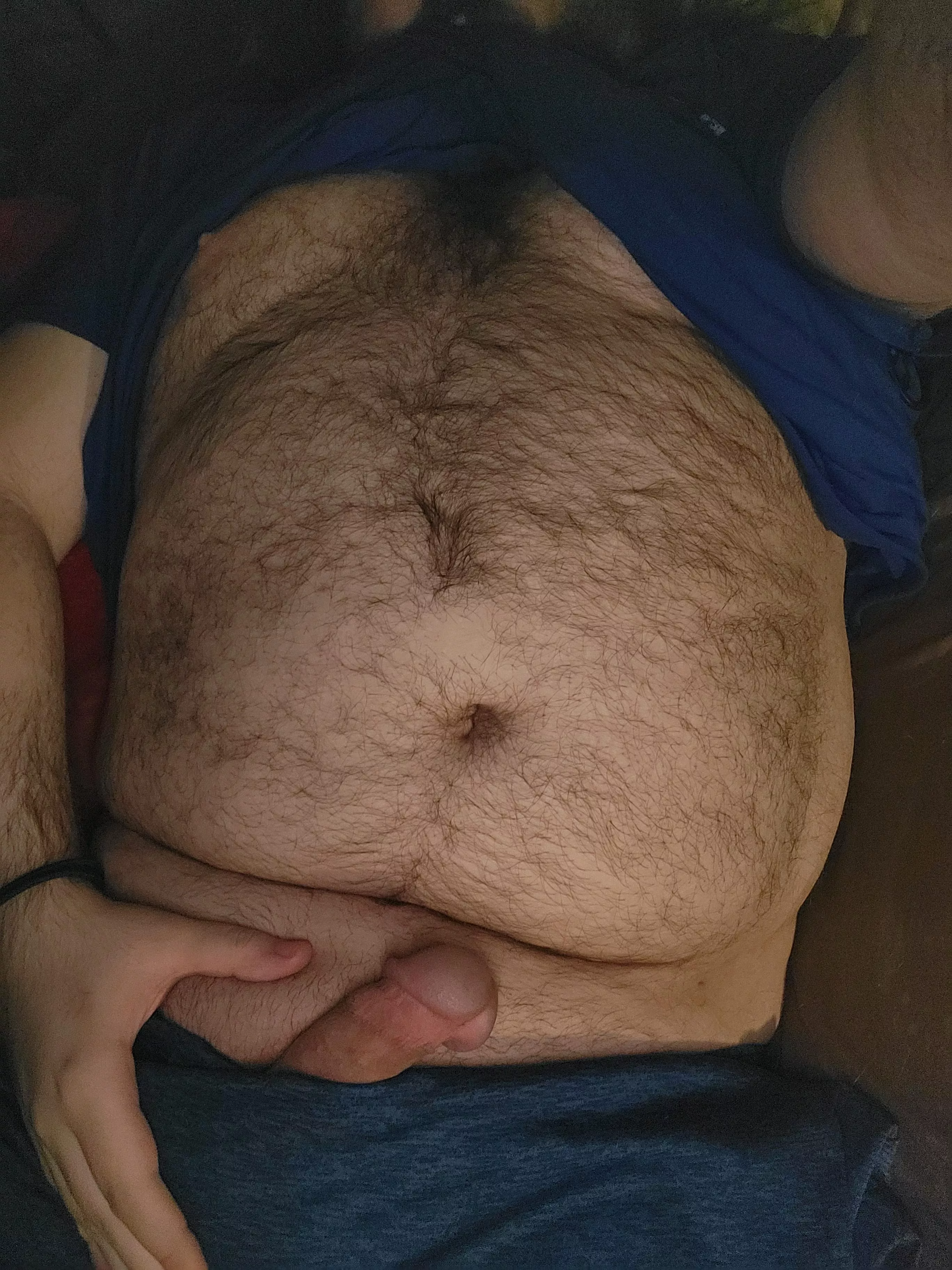 Lil guy peeking out of my shorts, anyone wanna take care of him?