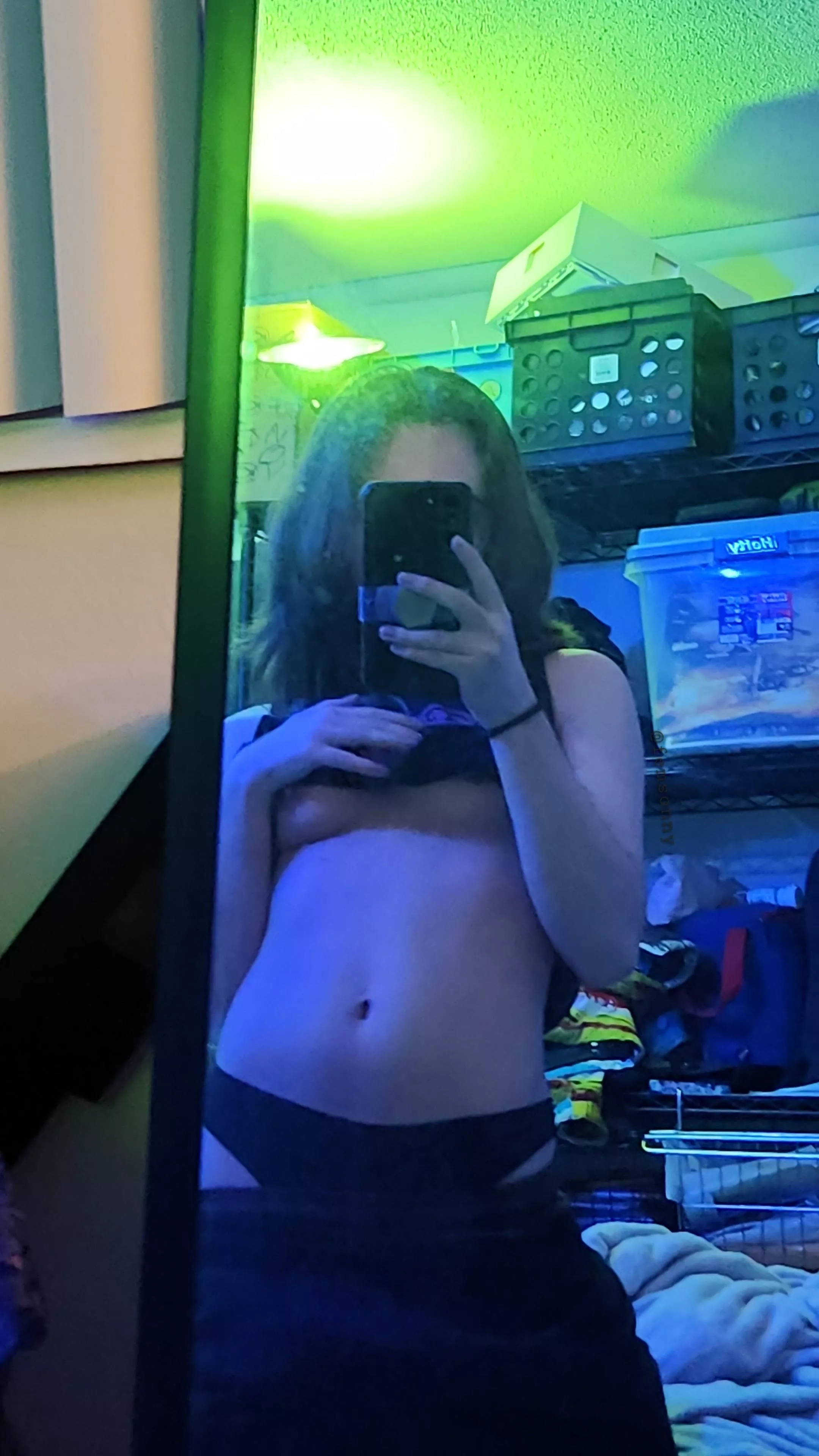 Little treat beneath the sweats 😵‍💫