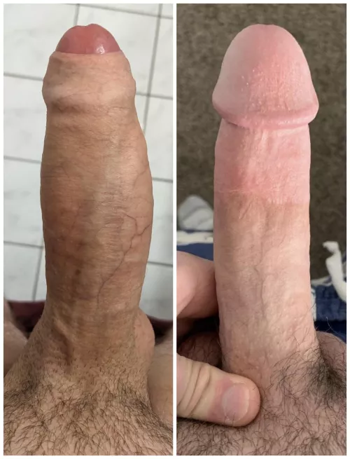 Me and a buddy want to know who has the nicer cock and why?
