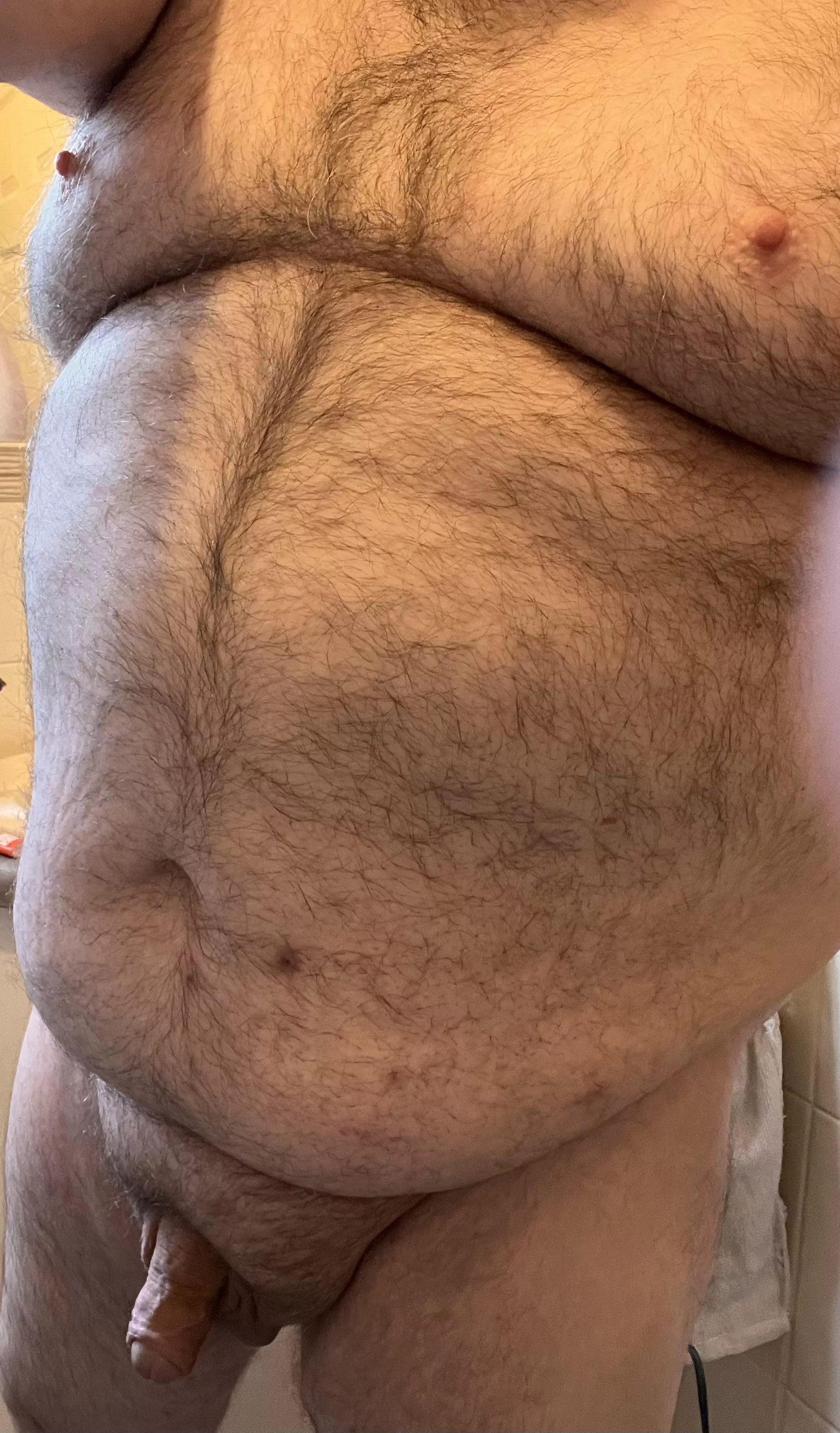 My man’s chunky body. Would you play with us?