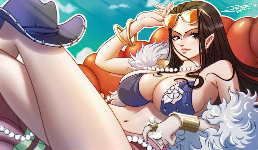 Nico Robin fan art by me 🍑