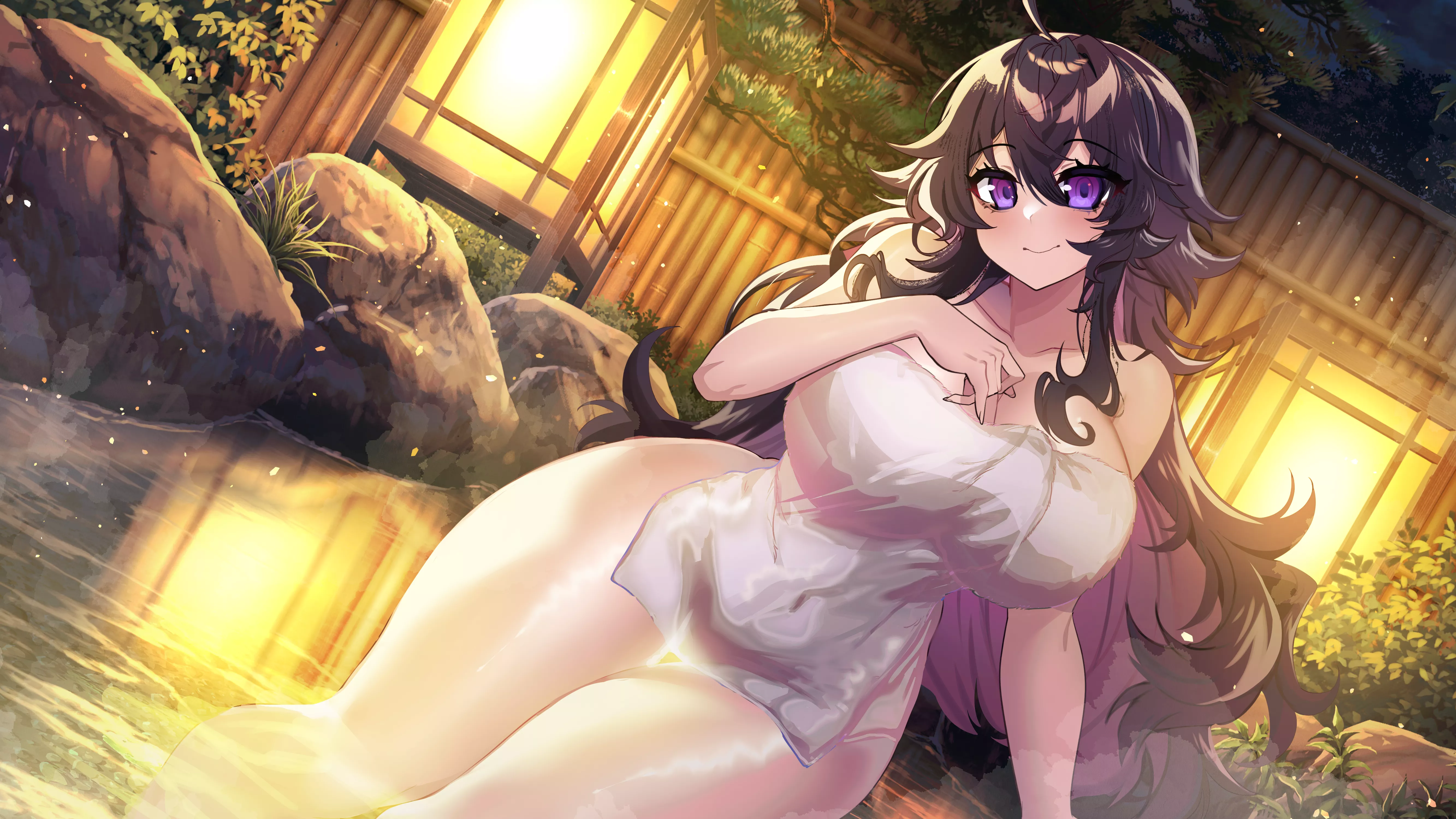 Nyarla at the hot springs (Osiimi)