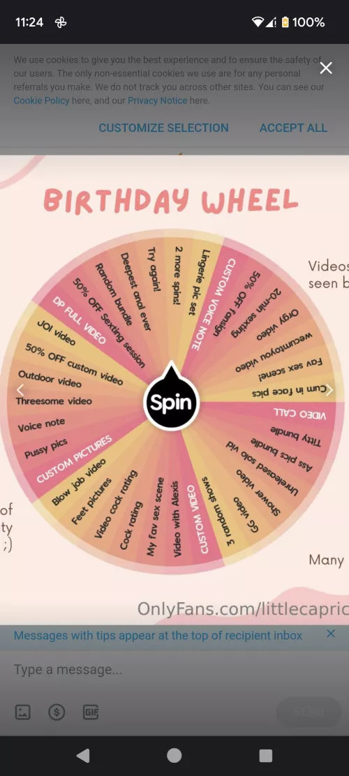 Somone needs to win the DP video on her Only fans to help us all... No luck so far