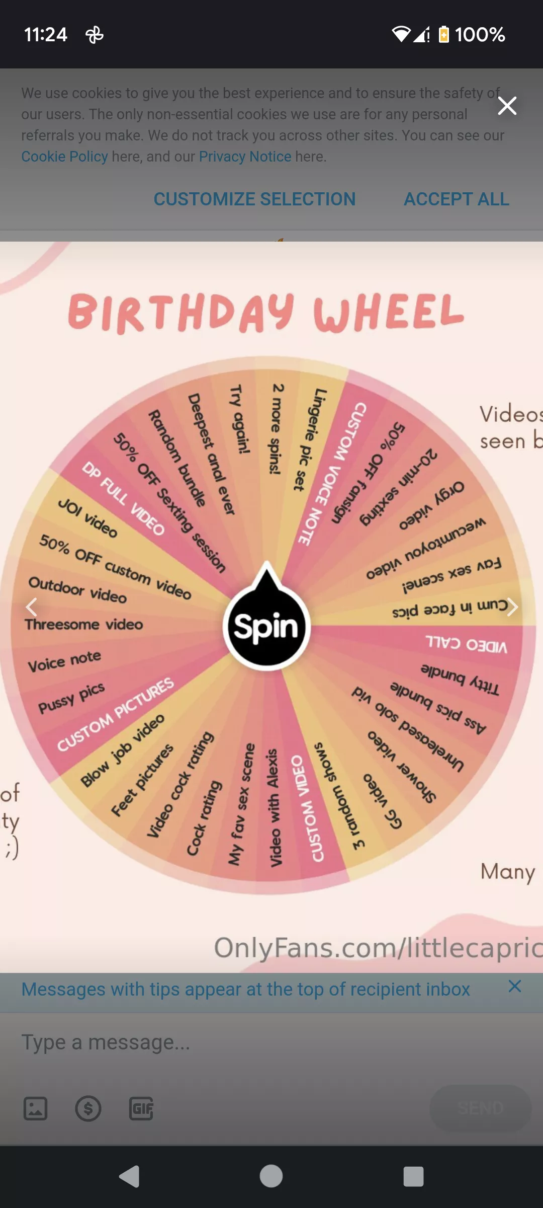 Somone needs to win the DP video on her Only fans to help us all... No luck so far