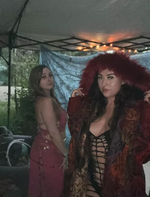 Us getting ready for shambhala