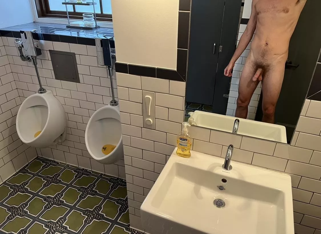 Wanna piss next to me?