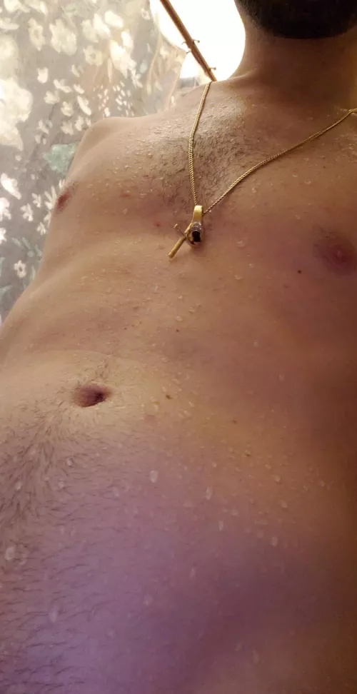 Wet in the shower