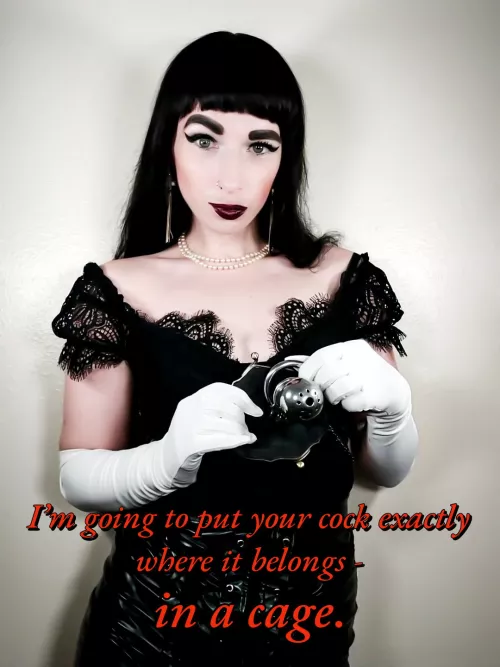 You must hand over control of your cock to a superior Woman..