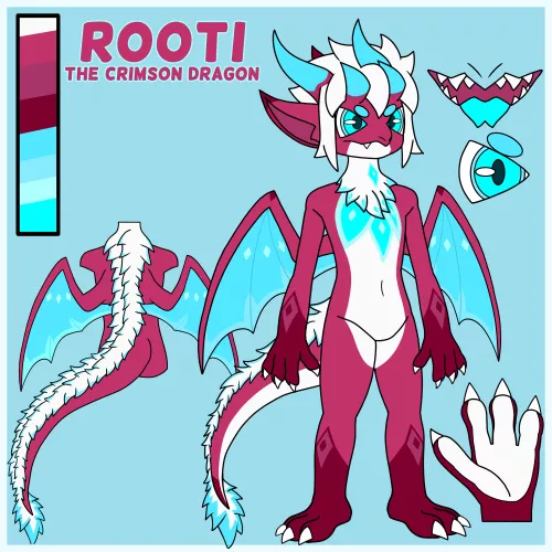 after a year of not drawing i made a new fursona :3