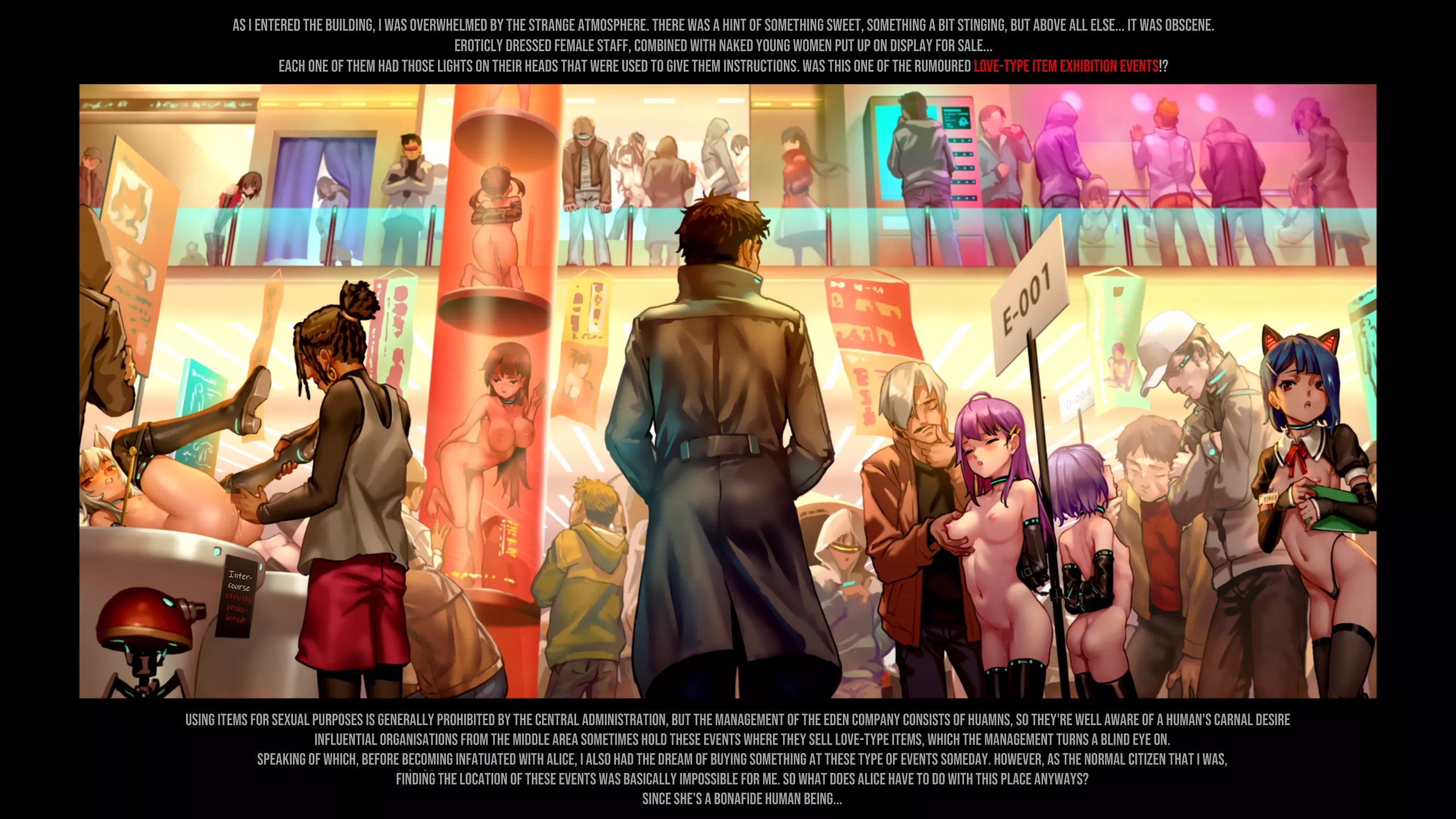 Cyberpunk sex android sex market by [AS109]