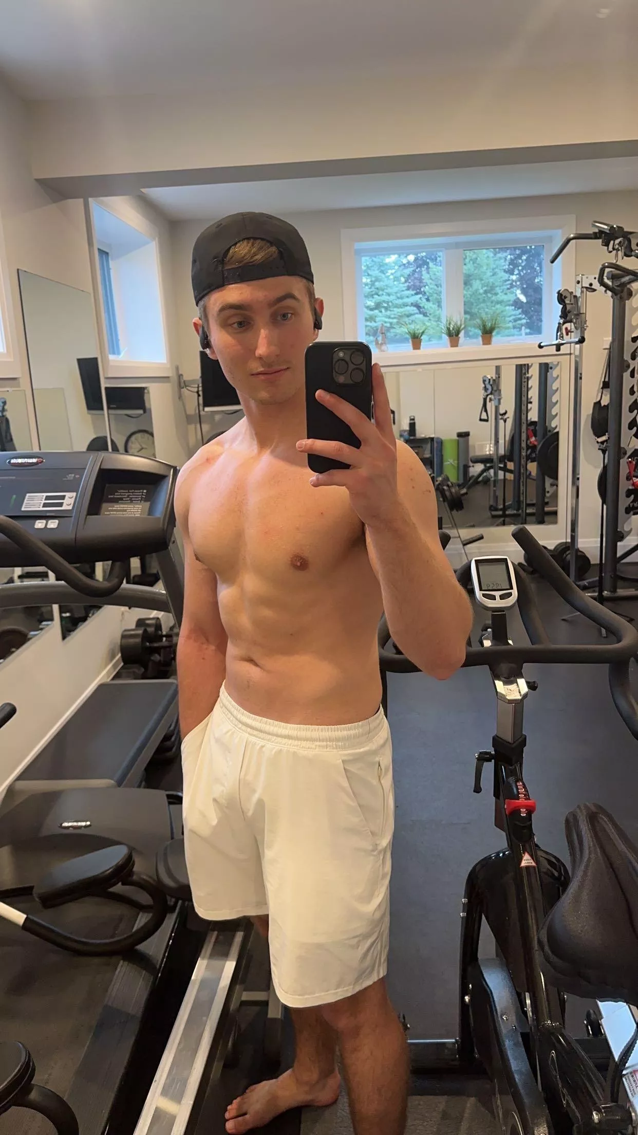 Finished working out, would you come home with me?