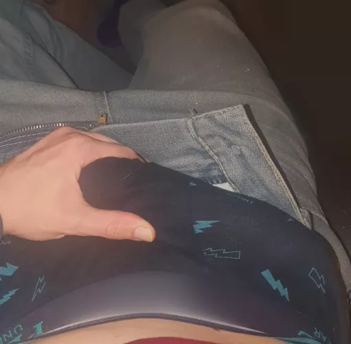 Got quite the handful under desk, wanna see it?
