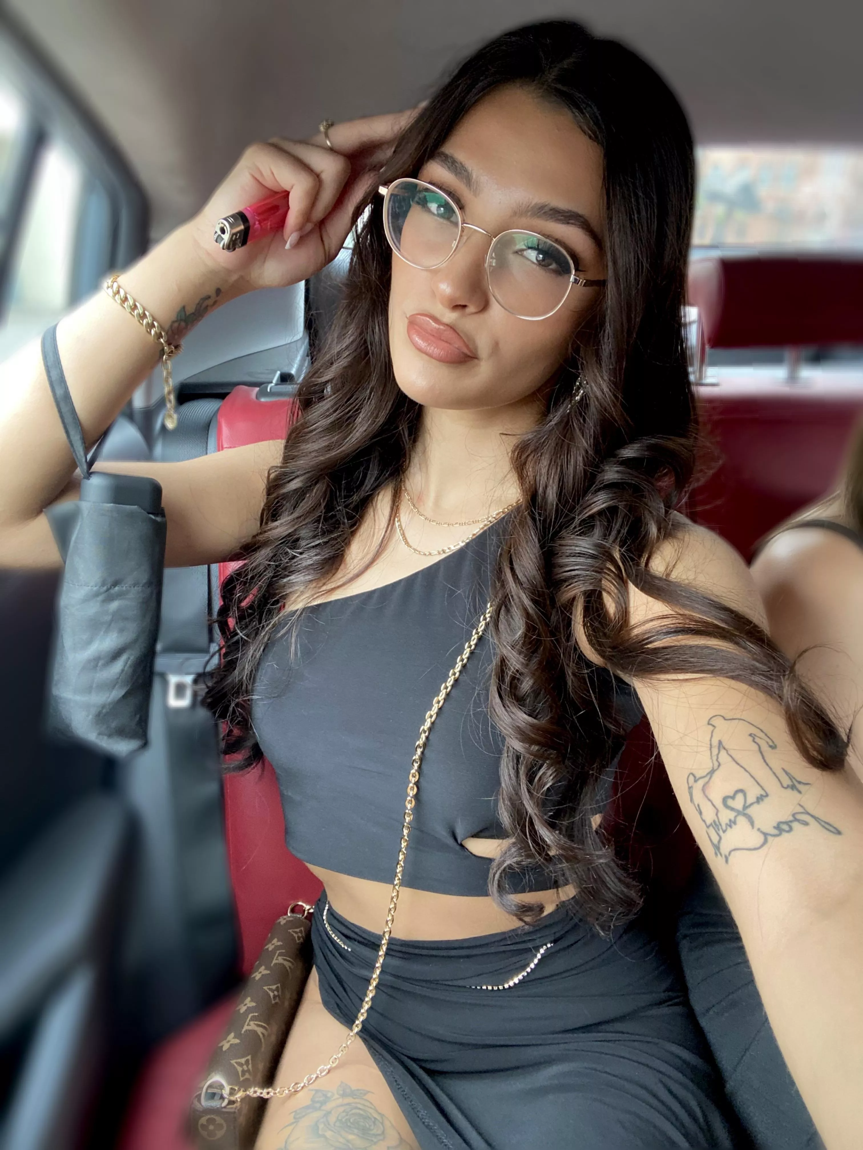 I can take my clothes off but the glasses stay on