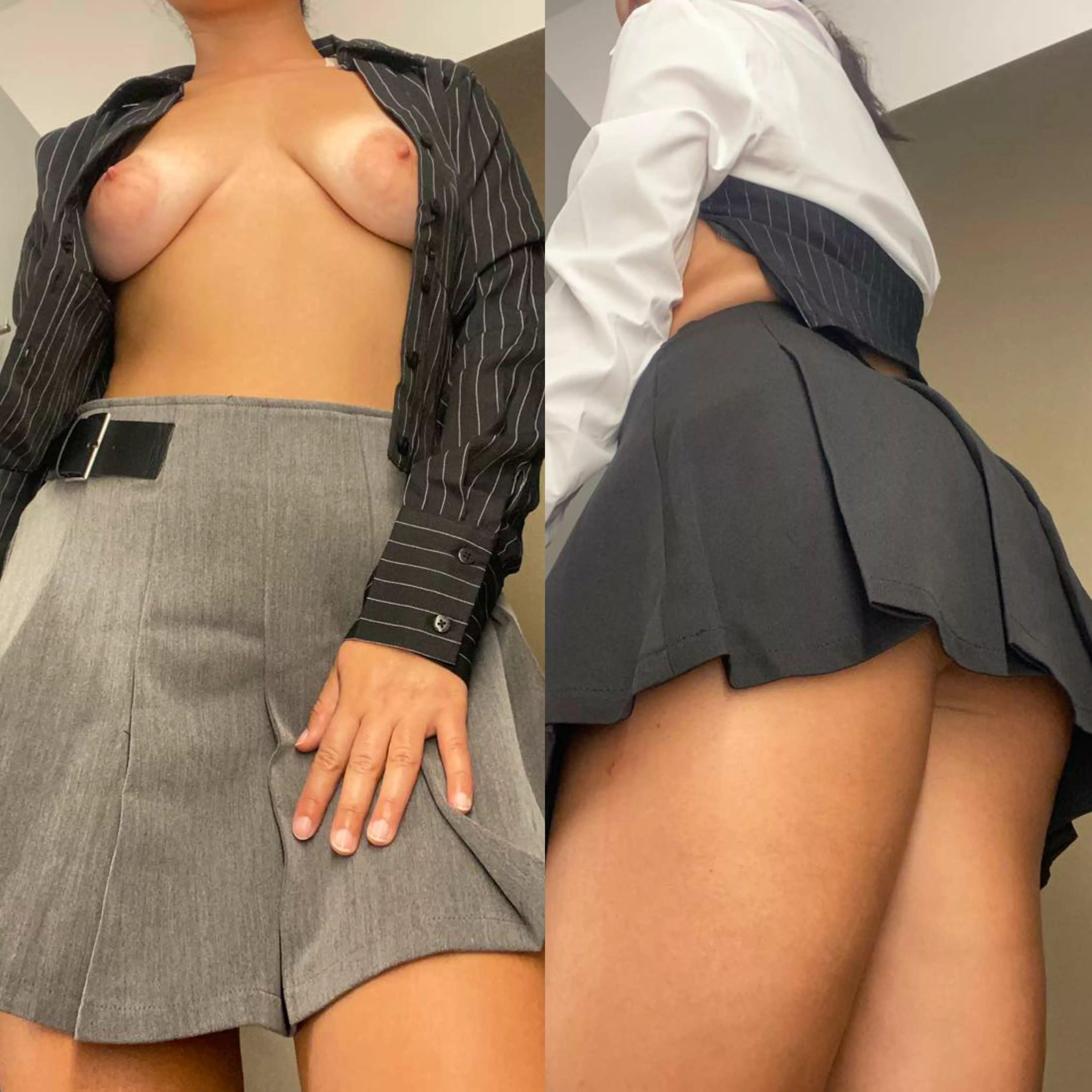 I never wear panties in class,i hope my teacher notices it