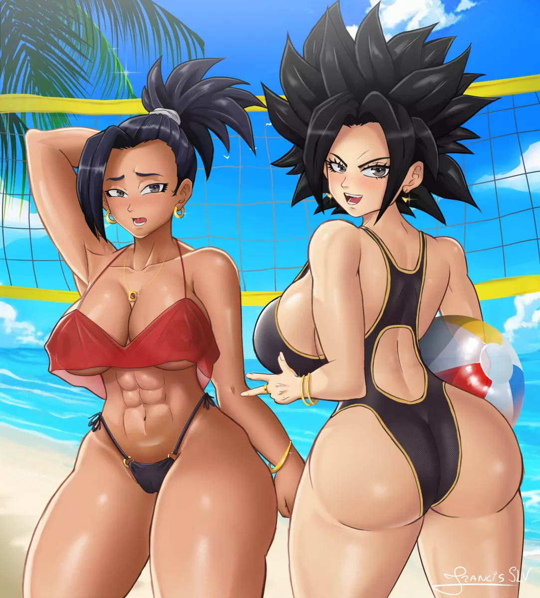 Kale and Caulifla (Francis SLV)
