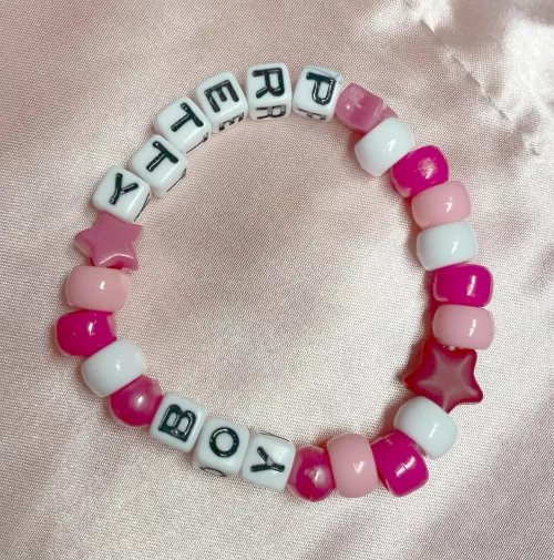 Made my sub a bracelet with his favorite name to discreetly remind him he’s always mine <3