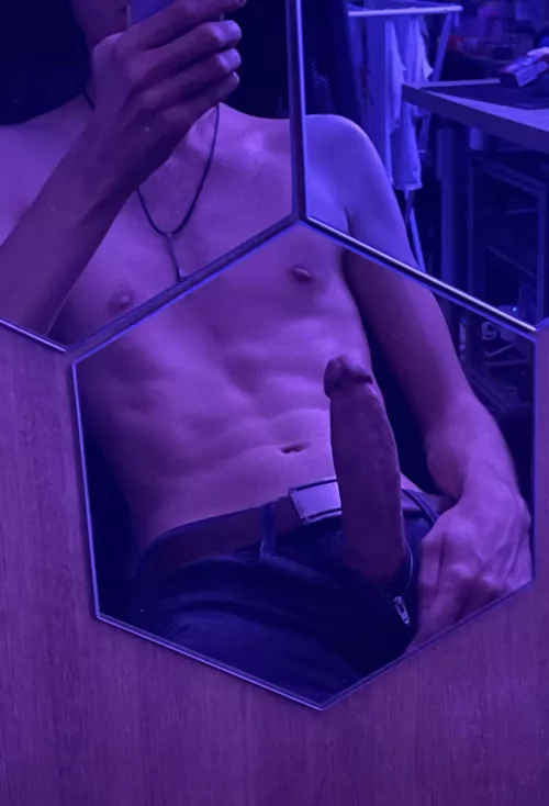 My cut cock popped out