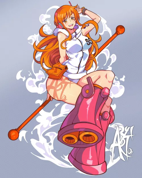 Nami on Egghead