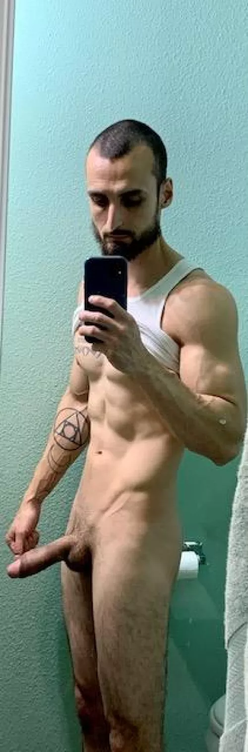 Nice and trim[m]ed , will you go balls deep now?