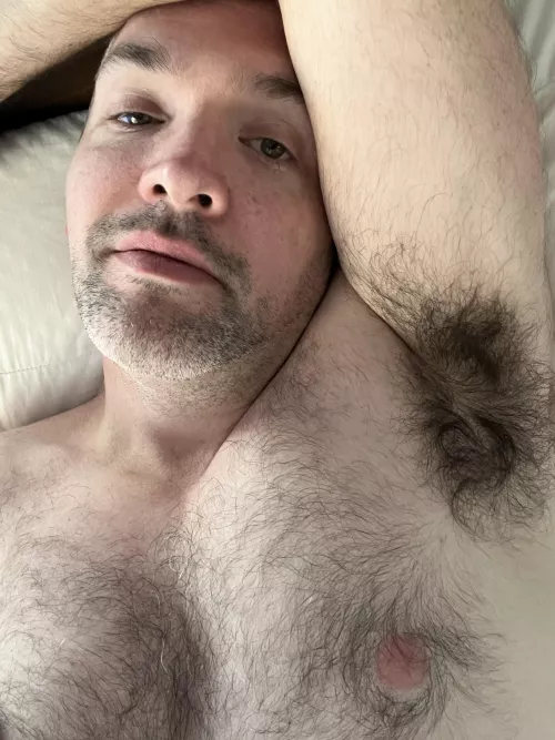 No deodorant. All natural pit