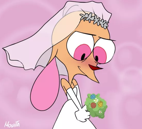 Ren in Wedding dress