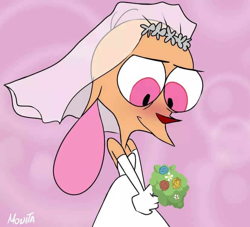 Ren in Wedding dress