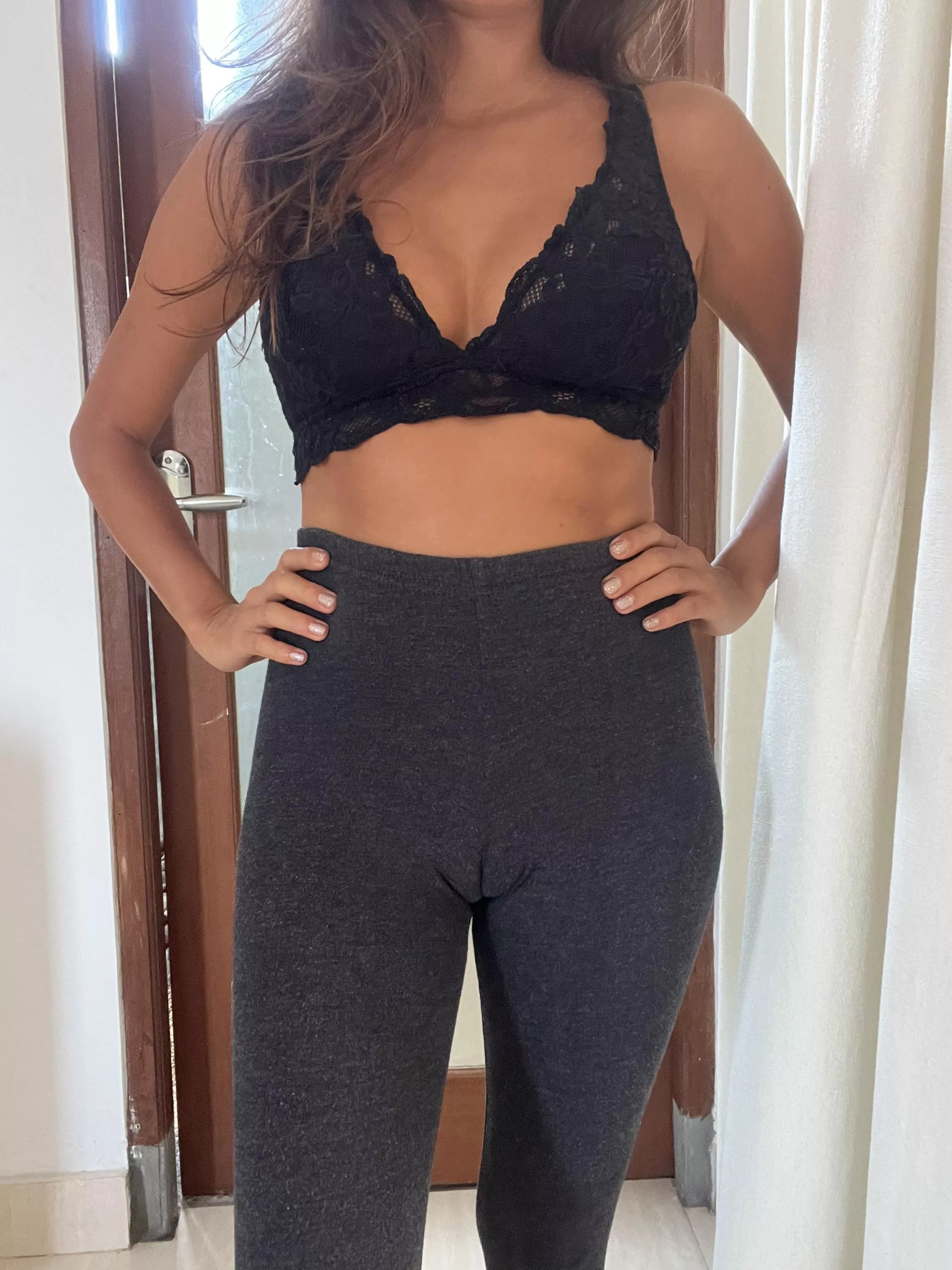 Right after gym. little sweaty down there