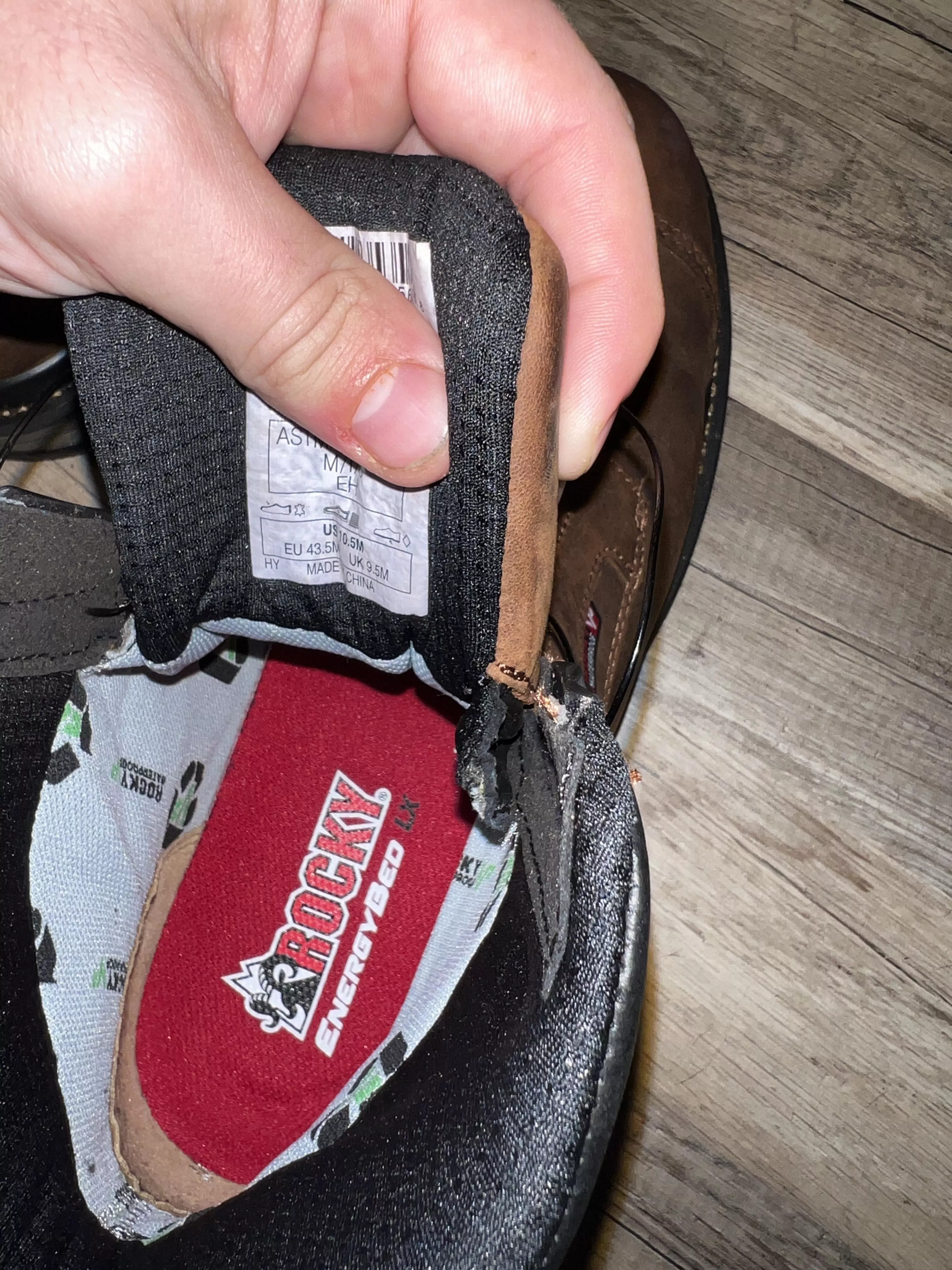 Rocky Ram Boots Rubbing Ankle