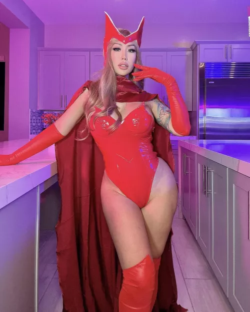 Scarlet Witch from WandaVision Series by QueenEllesi