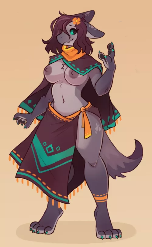 Shy dragon lady [F] (Retros)