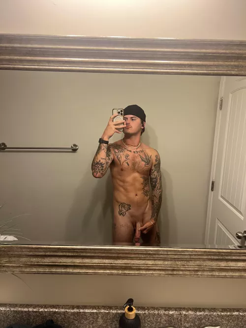 The beanie stays on!