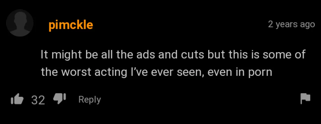 This is how you KNOW it's a bad porno