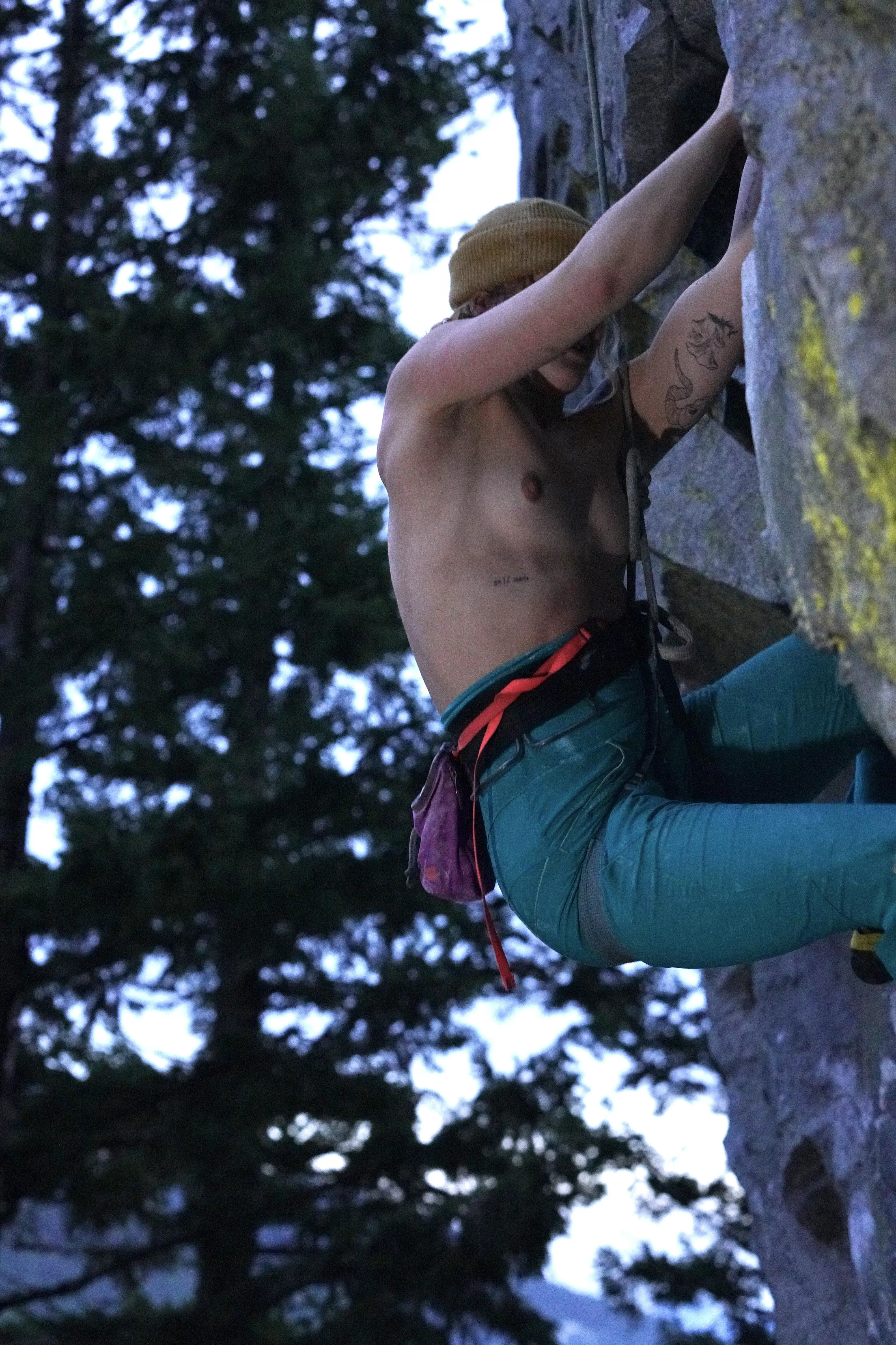 Tops off to send right?