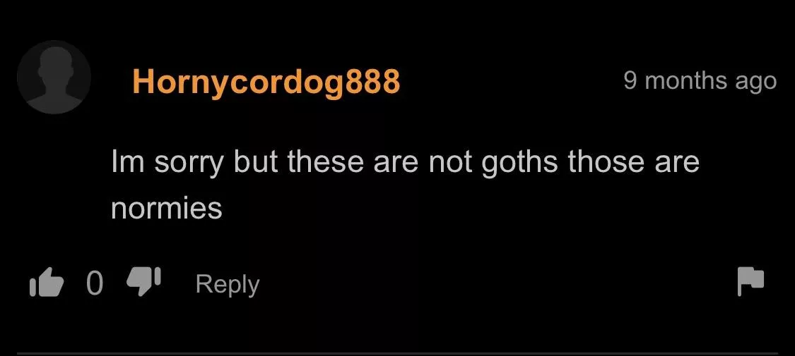 Ugh, being a fake goth is such a poser thing to do