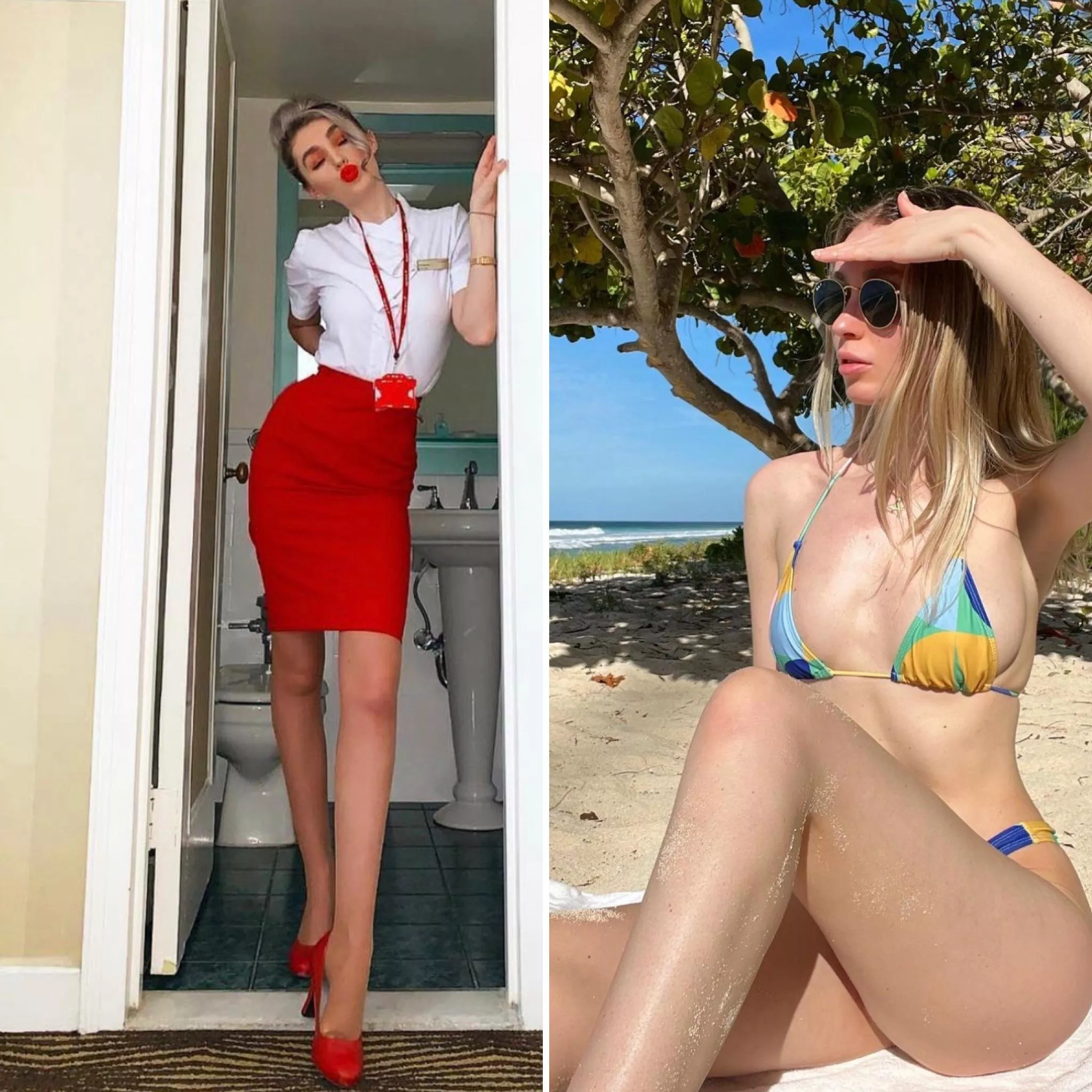 Uniforms and bikinis 🇬🇧