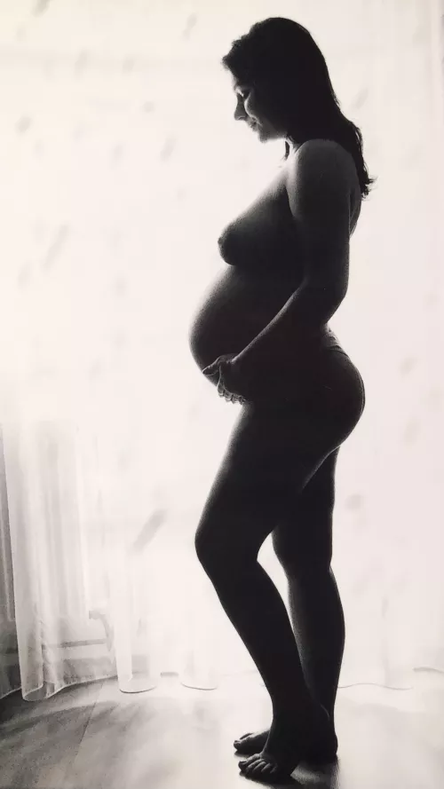 Black and white pregnancy ⚫️🎨