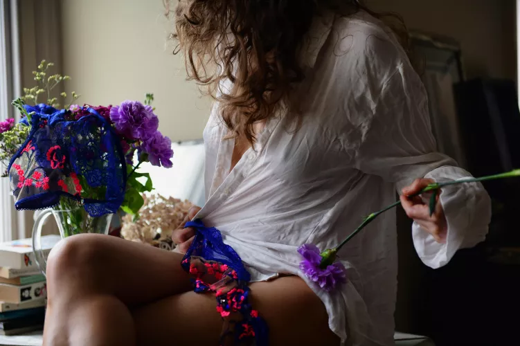 carnation and delicate lingerie OC