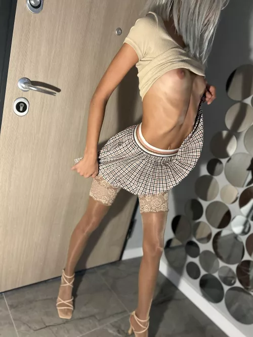 Feeling naughty in these stockings