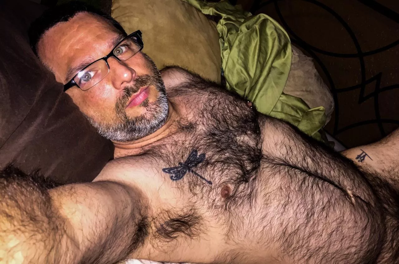 Here is another pic of my chest hair. I think this pic shows it better.