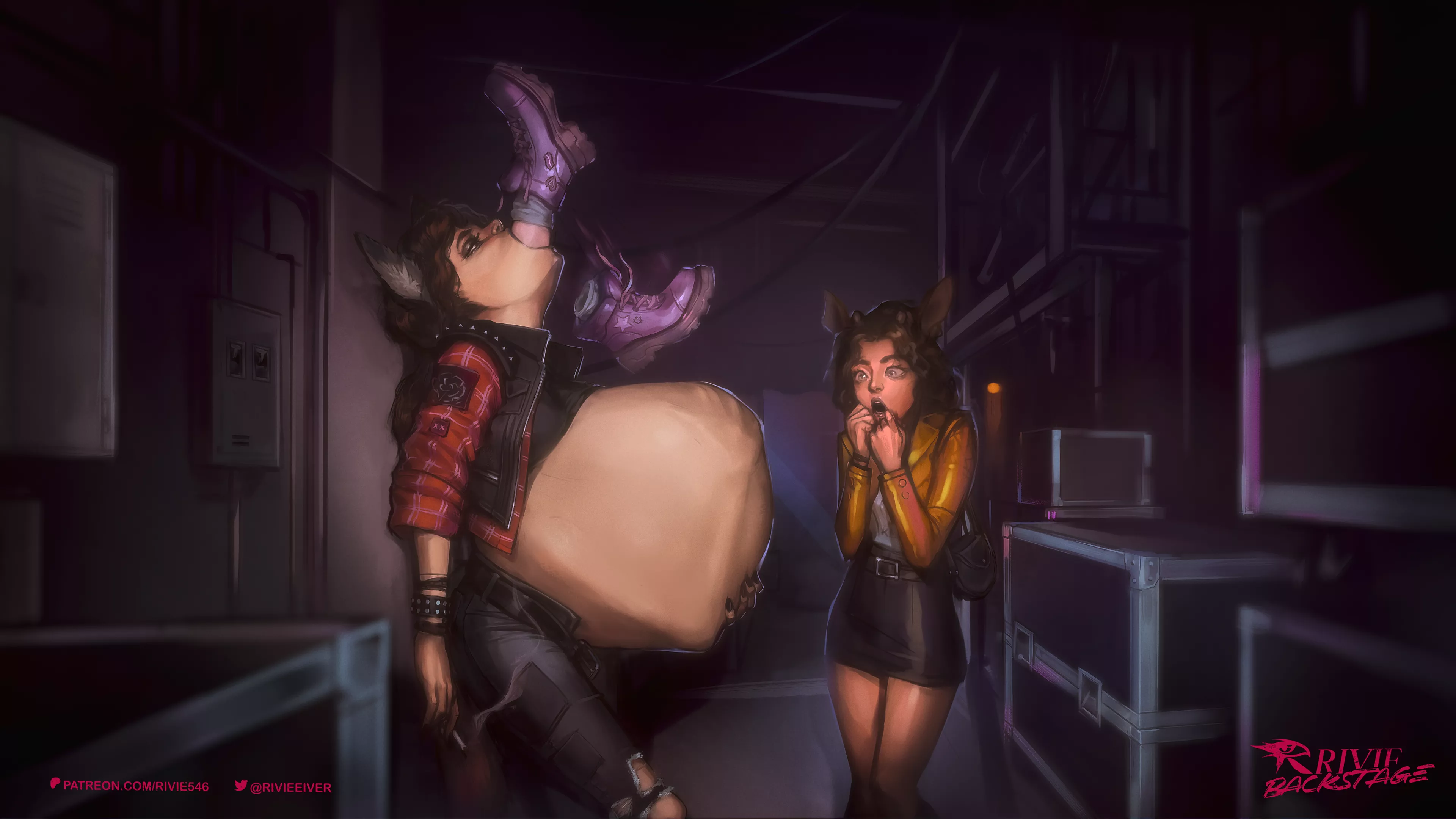 {Image} Backstage (art by me)